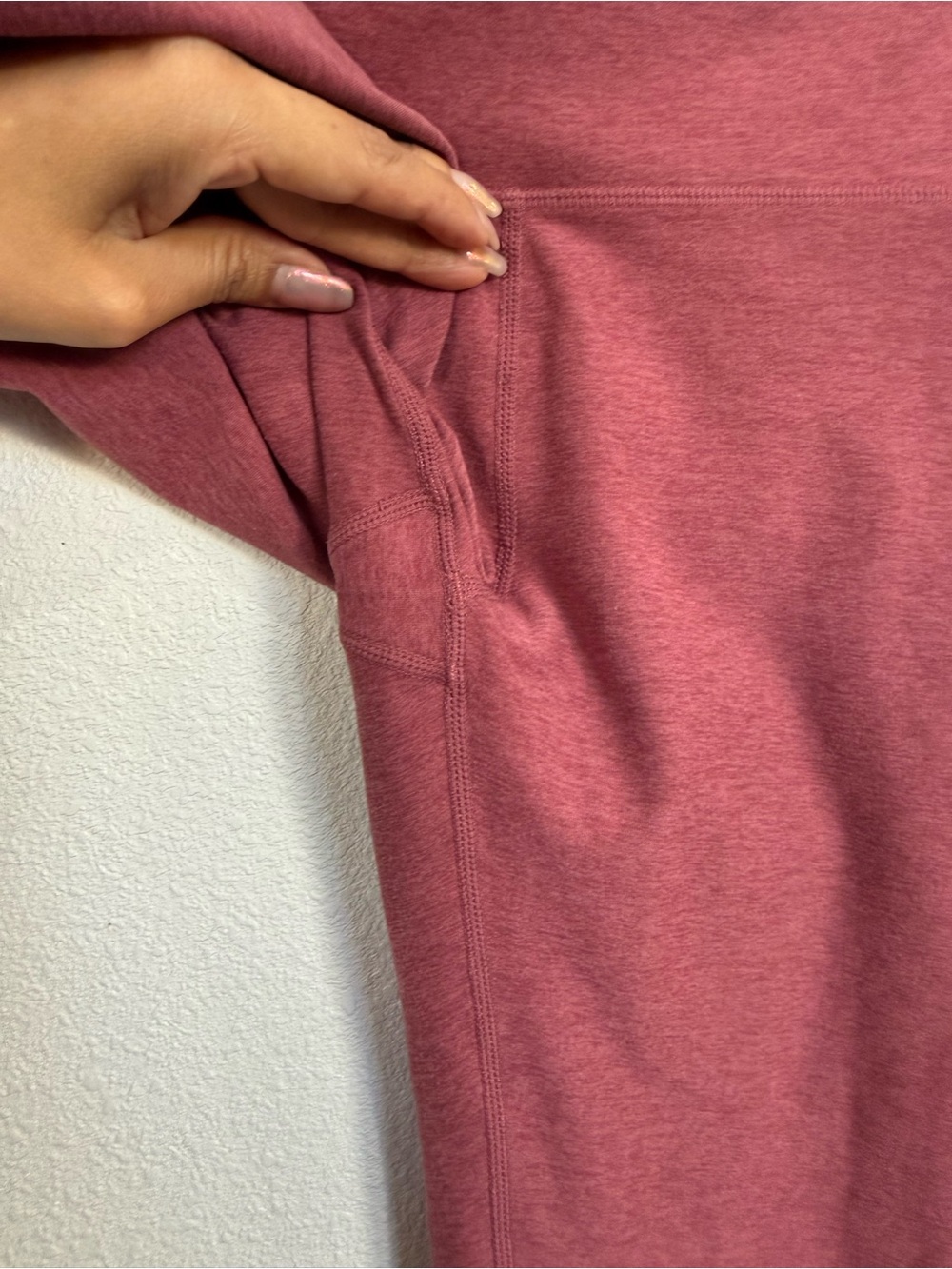 Vuori Daily Legging Heathered Mauve High Rise Yoga Pants Small - Picture 6 of 10